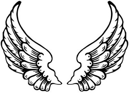 small angel wing tattoo. 2011 Small Angel Wings Tattoos