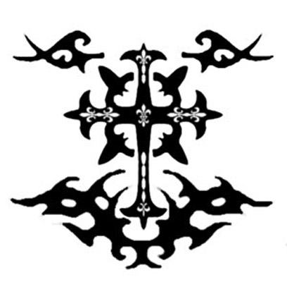 Gothic cross designs may not be specifically Christian as they often include